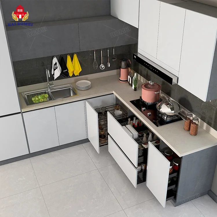 Luxury small whole unit complete cupboards furniture set full modern custom designs kitchen cabinets counter top and island