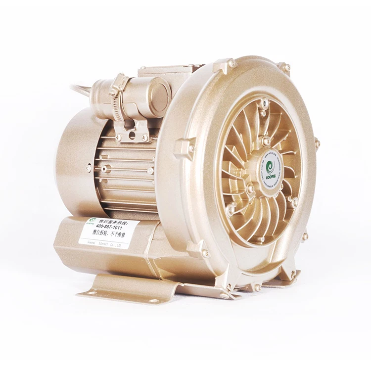 1hp small regenerative air pump ring blower for fish tank aerations