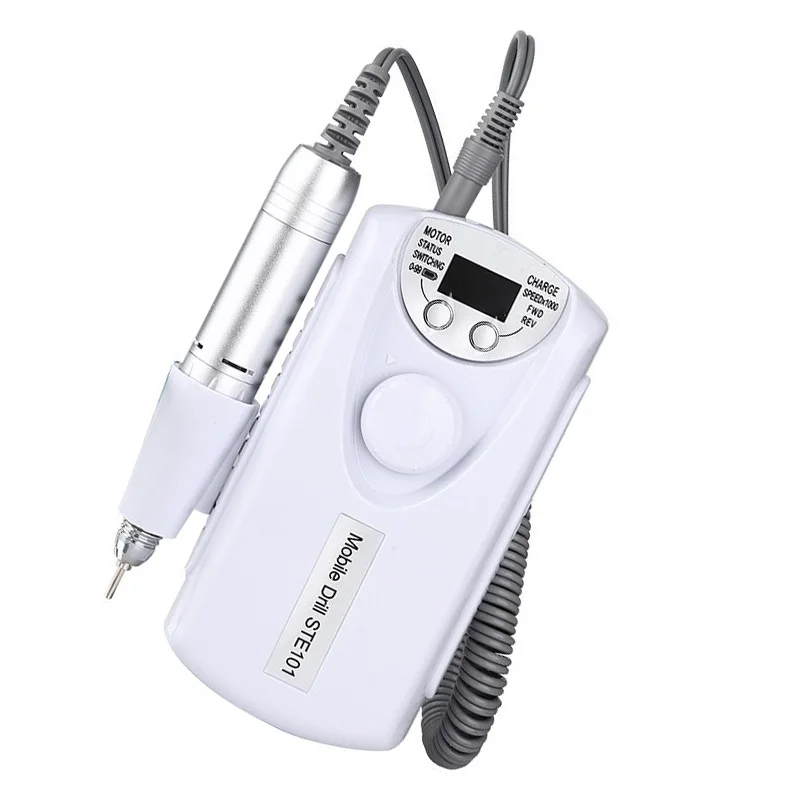 30000RPM Rechargeable Electric Nail Drill Machine with HD LCD Display Nail Master for Manicure Nail &Toenail Art Tools