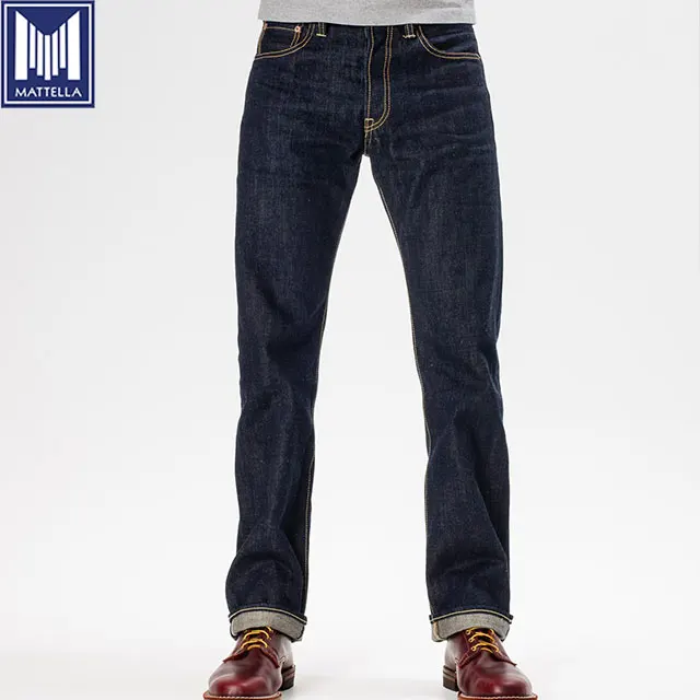 17 унций selvedge denim 100% органический Сертифицированный хлопок сырье джинсовая ткань для мужчин selvedge джинсы