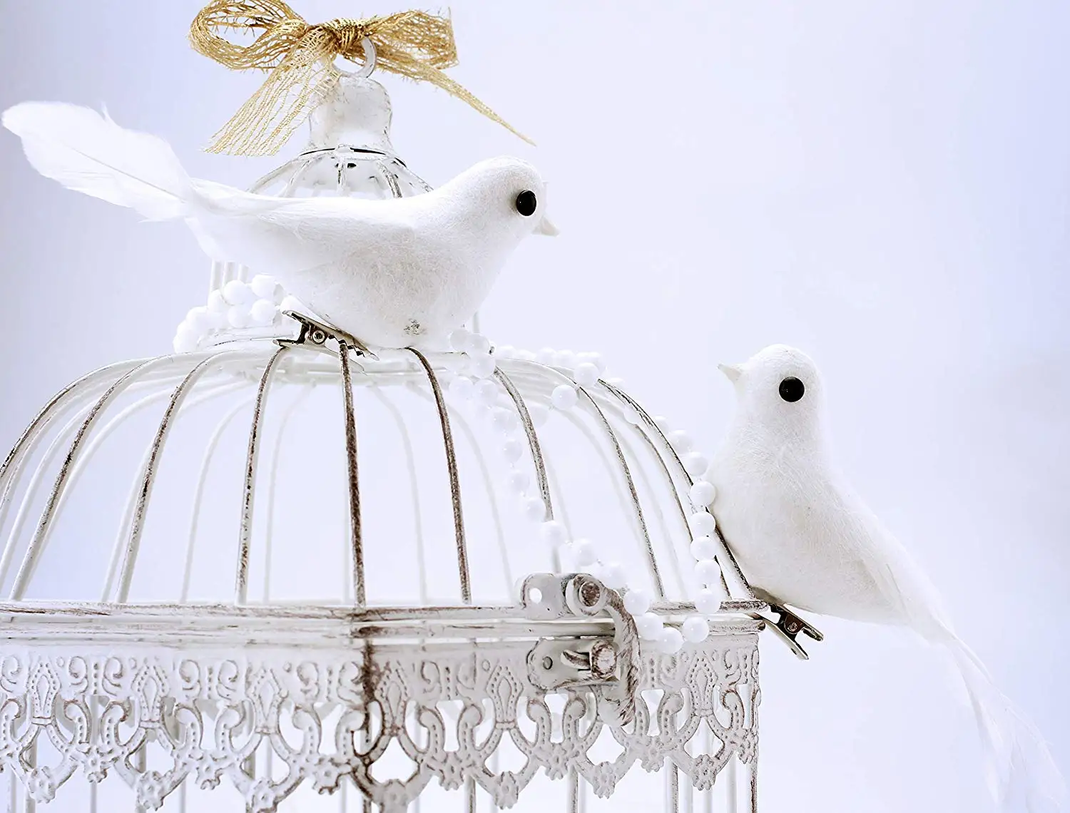 Simulation Foam dove  Artificial Birds Wedding Decor, Realistic Garden Tree Decor Ornament Artificial Feathered piegon/