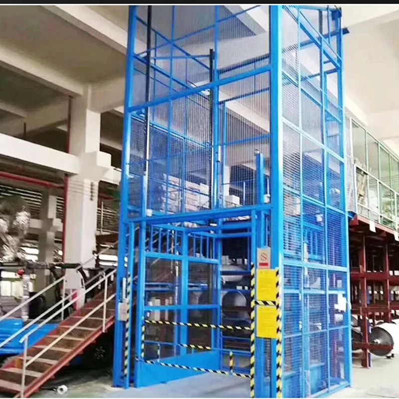 customized china design wall mounted  Warehouse electric price 100kg 500kg small hydraulic goods cargo freight elevator lift