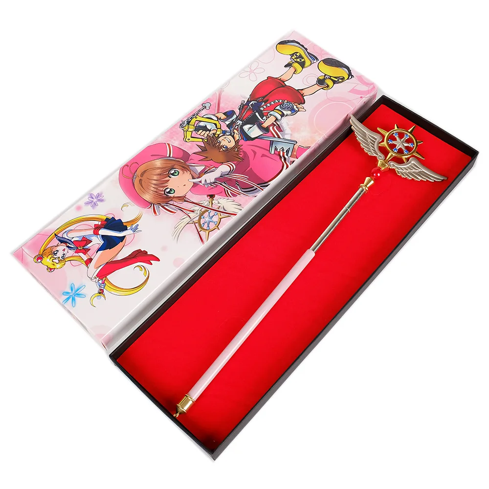 Anime Peripheral Cosplay Model Prop Card Captor Retractable Magic Wand