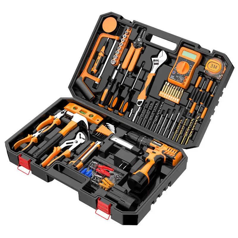 Wholesale 38pcs 16.8V 2800MAH Li-ion Battery Portable Cordless Electric Drill 10mm Brushless Variable Power Tools Kit OEM ODM