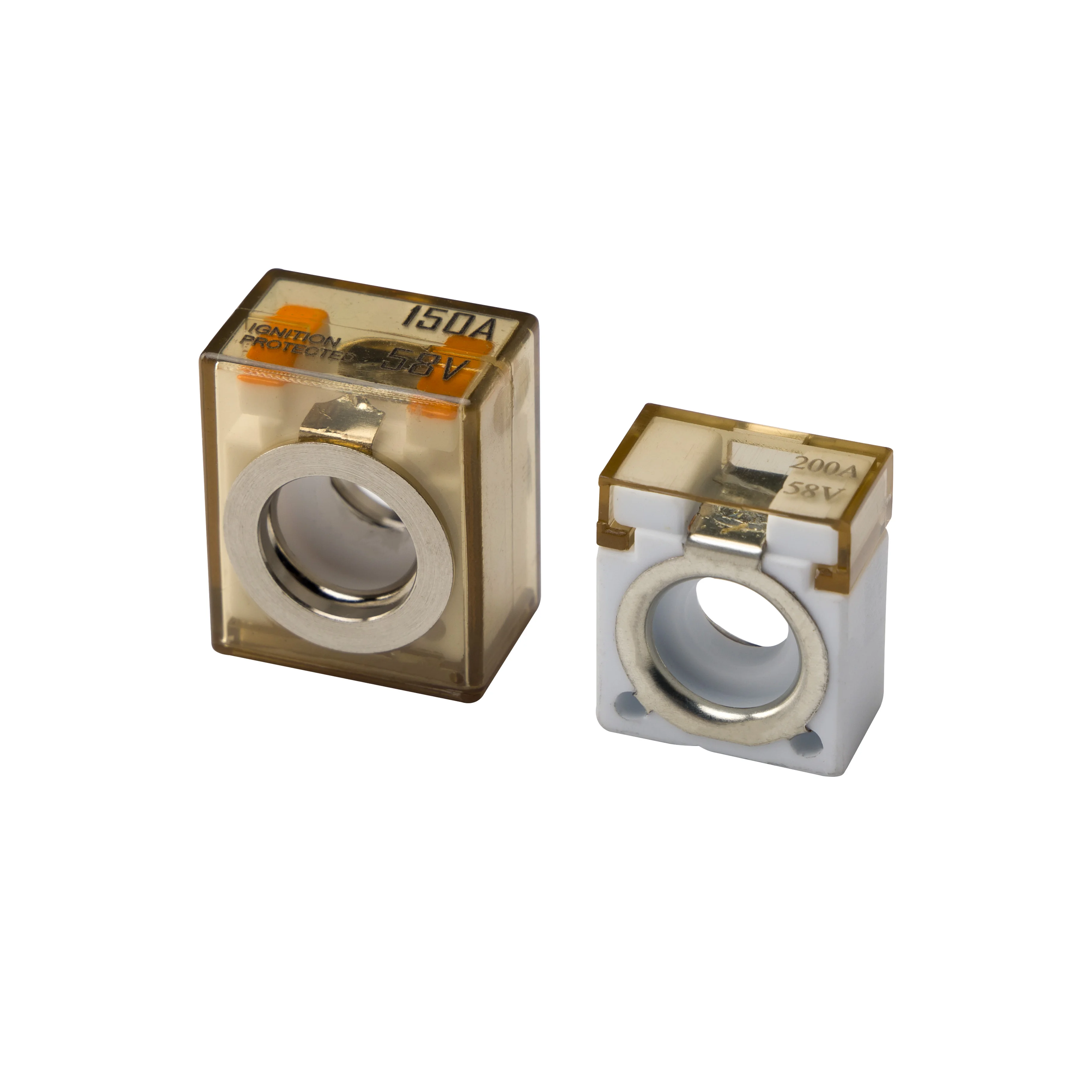 PC Waterproof Housing 30A-300A Ignition Protection or Standard Version Square Ceramic Mounting Main Fuse for Battery Clamp
