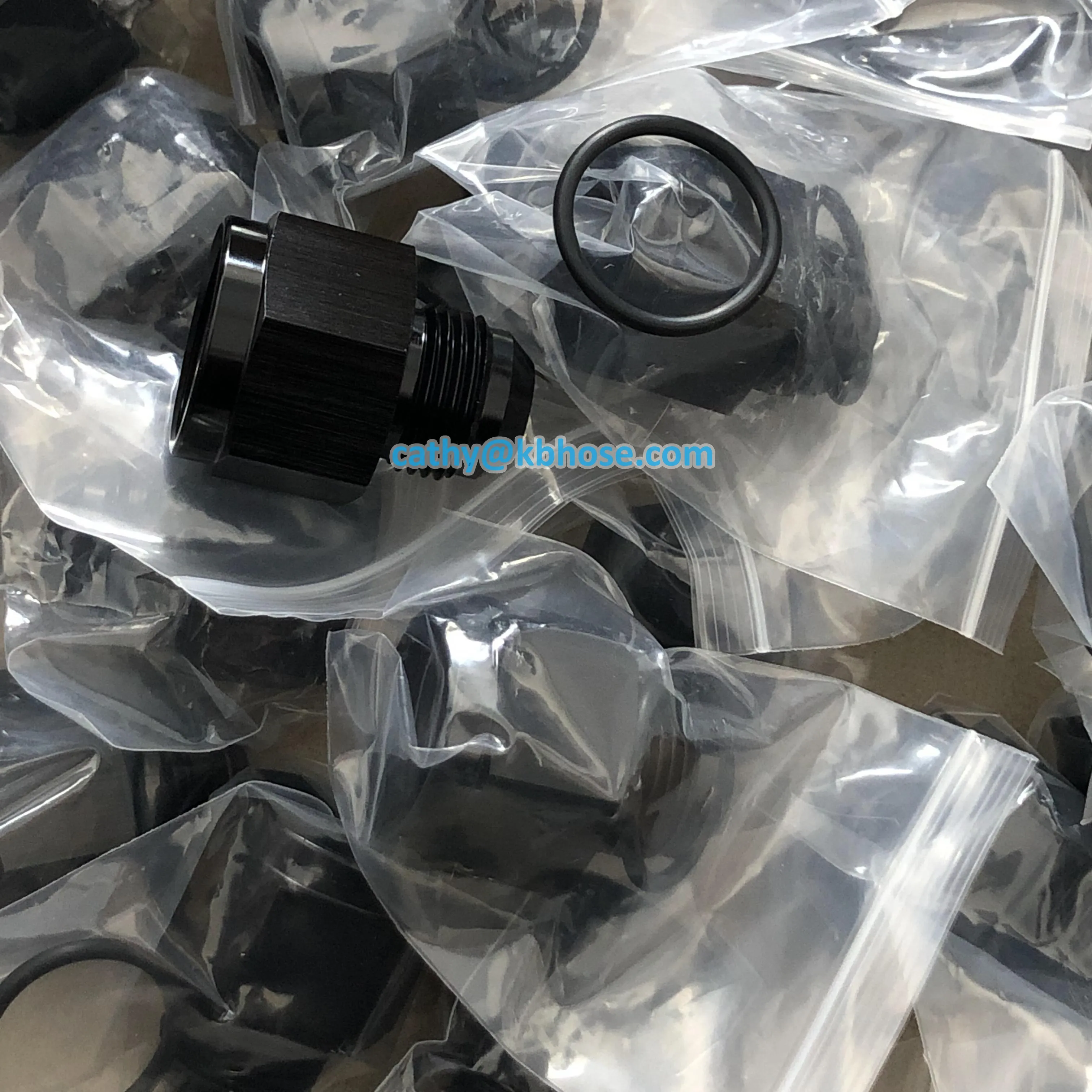 High Quality Aluminum Anodized Female AN to Male AN Flare Fuel Oil Hose Line Pipe Adapter AN Flare Reducer Fitting