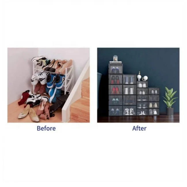  Plastic Foldable Box Show Racks