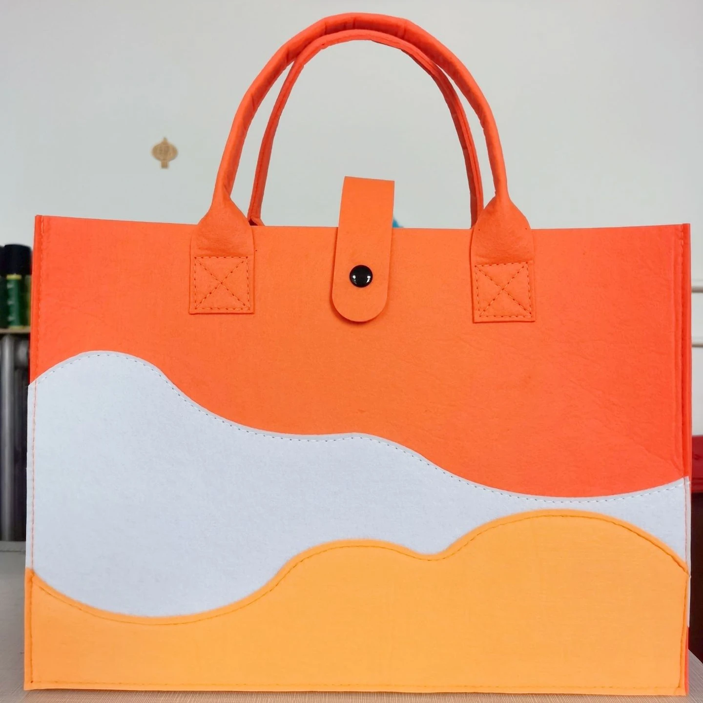 Factory supply Wholesale peaks Design Multi-color tote bag gift shopping bags womens handbag bag