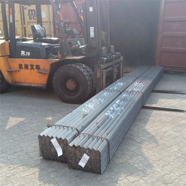 Fence Windows Easy Bending Cutting Punching Welding ANSI Standards Hot Rolled ASTM A36 Black Steel Angle Iron Bar 2x2 Sizes