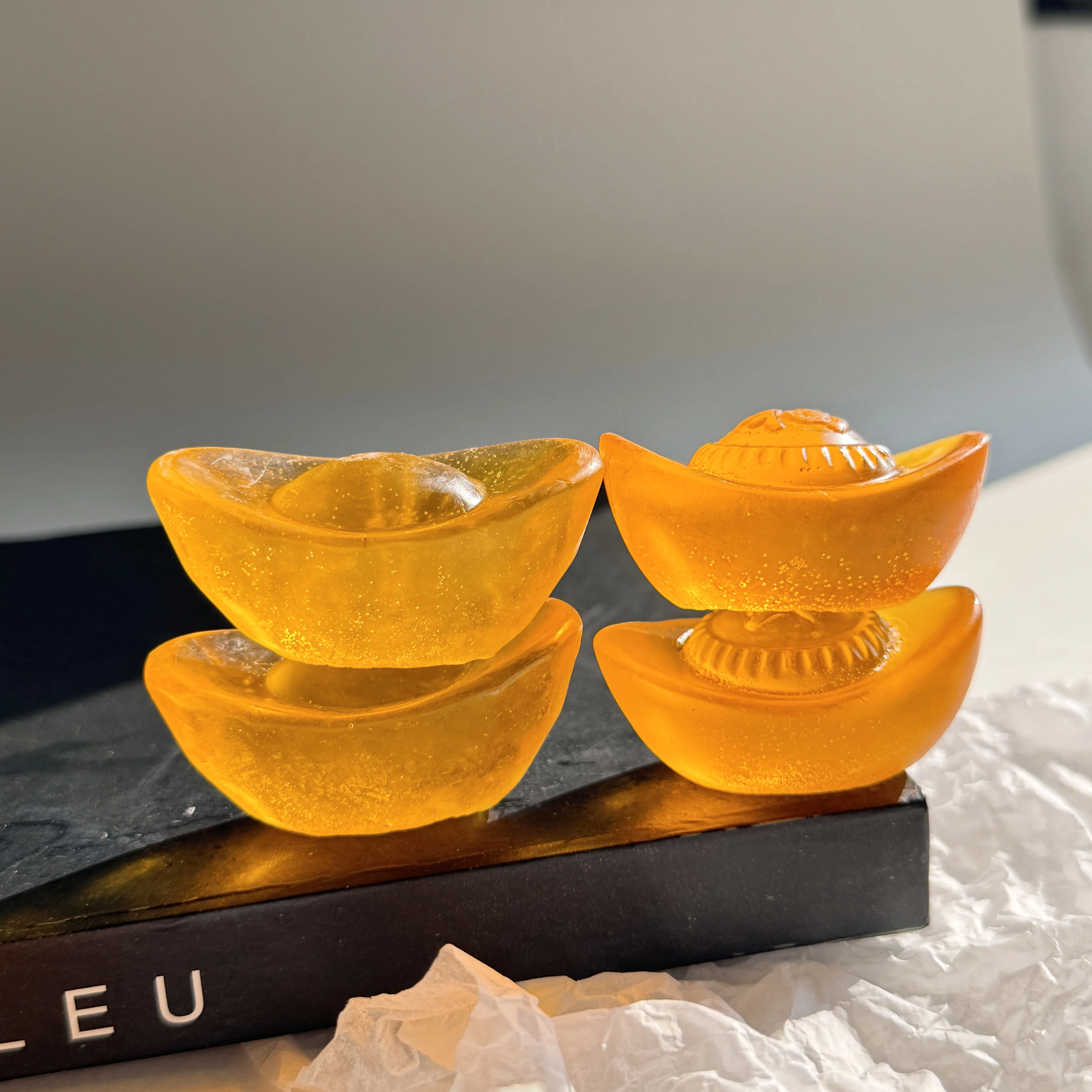 Clean Body Shower Soap Chinese Tradition Shoe-shaped Gold Ingot Wash Bar Turmeric Bath Soap