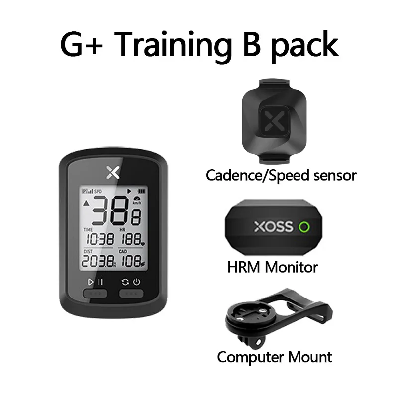 XOSS G+  GPS Cycling Computers training B pack