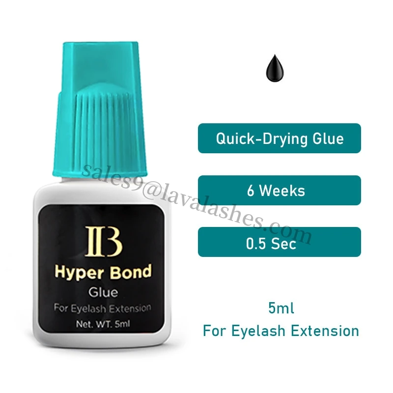 wholesale Original Korea latex free IB Hyper Bond 0.5s Fast Drying Eyelash Glue Lash eyelash extension glue