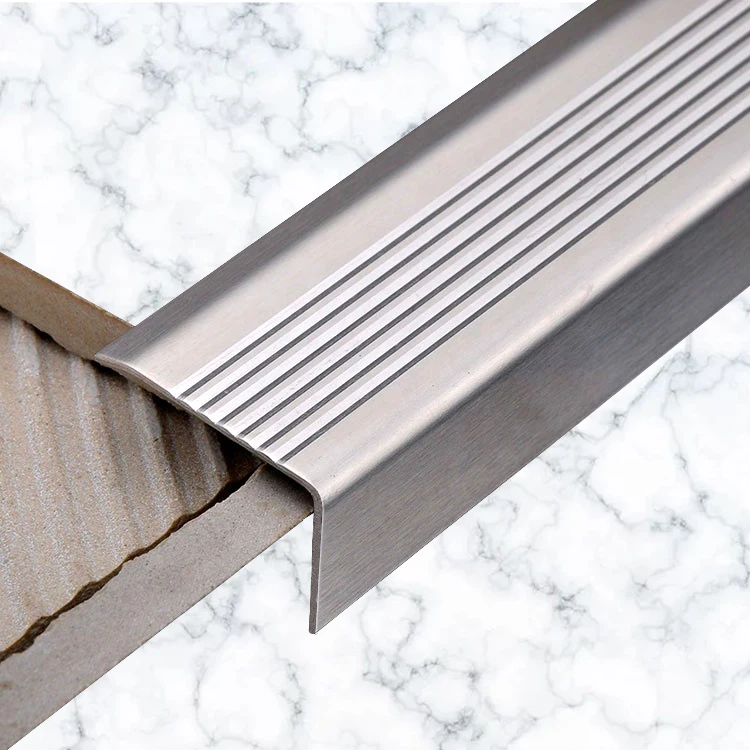 Foshan Factory JECA High Quality Tile Stair Nosing Stair Edge Nosing Trim For Decoration Easy Installation Step Nosing Trim