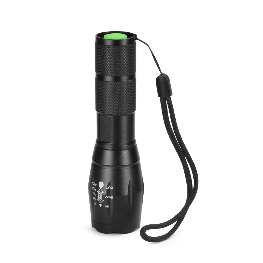 800 Lumen Tactical aluminum body Rechargeable Battery China Powerful Led Torch Flashlights