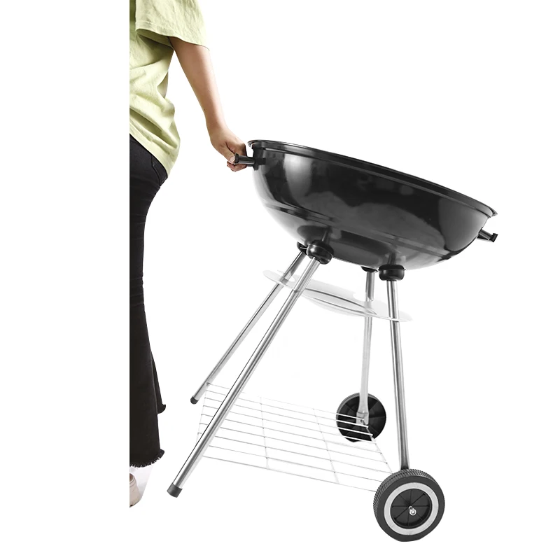 22 inch Round Kettle Trolley Outdoor Charcoal BBQ Grill for Sale bbq grill portable