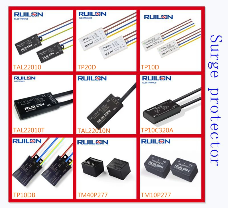 TAL22010 Power Surge Protective Device 110~277VAC outdoor lightning protector Digital signage 10kA