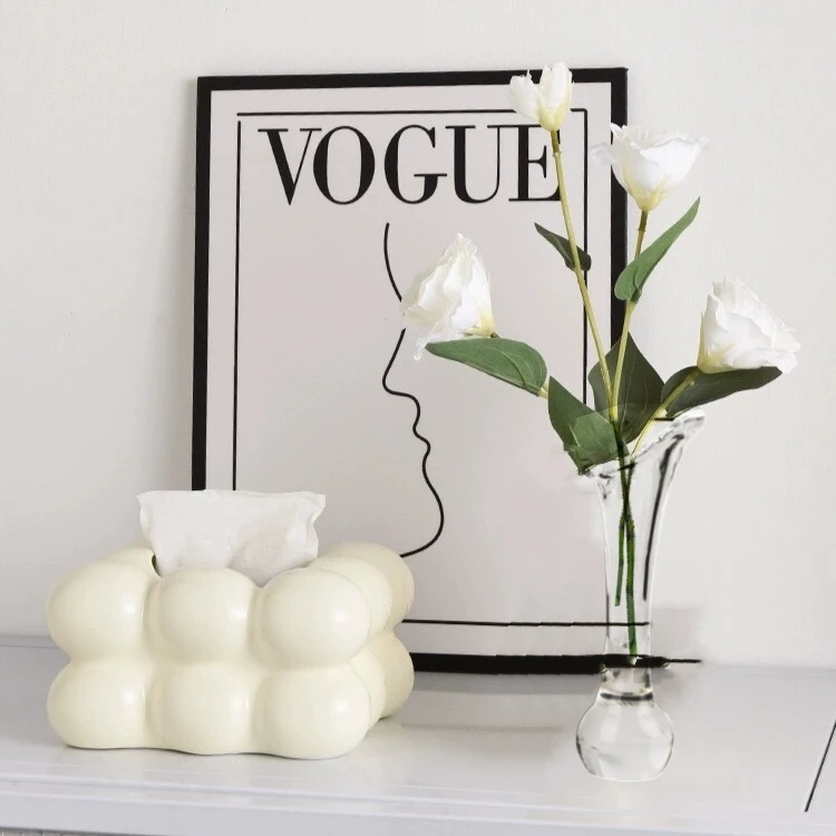 High Quality Vintage Acrylic Lucite Wedding Vase Hotel Home Decoration Transparent Flower
