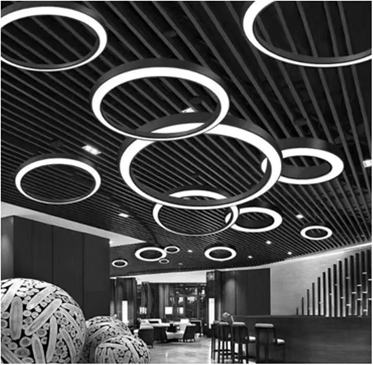 Factory Supply Aluminum round led linear light for Home Office Lighting