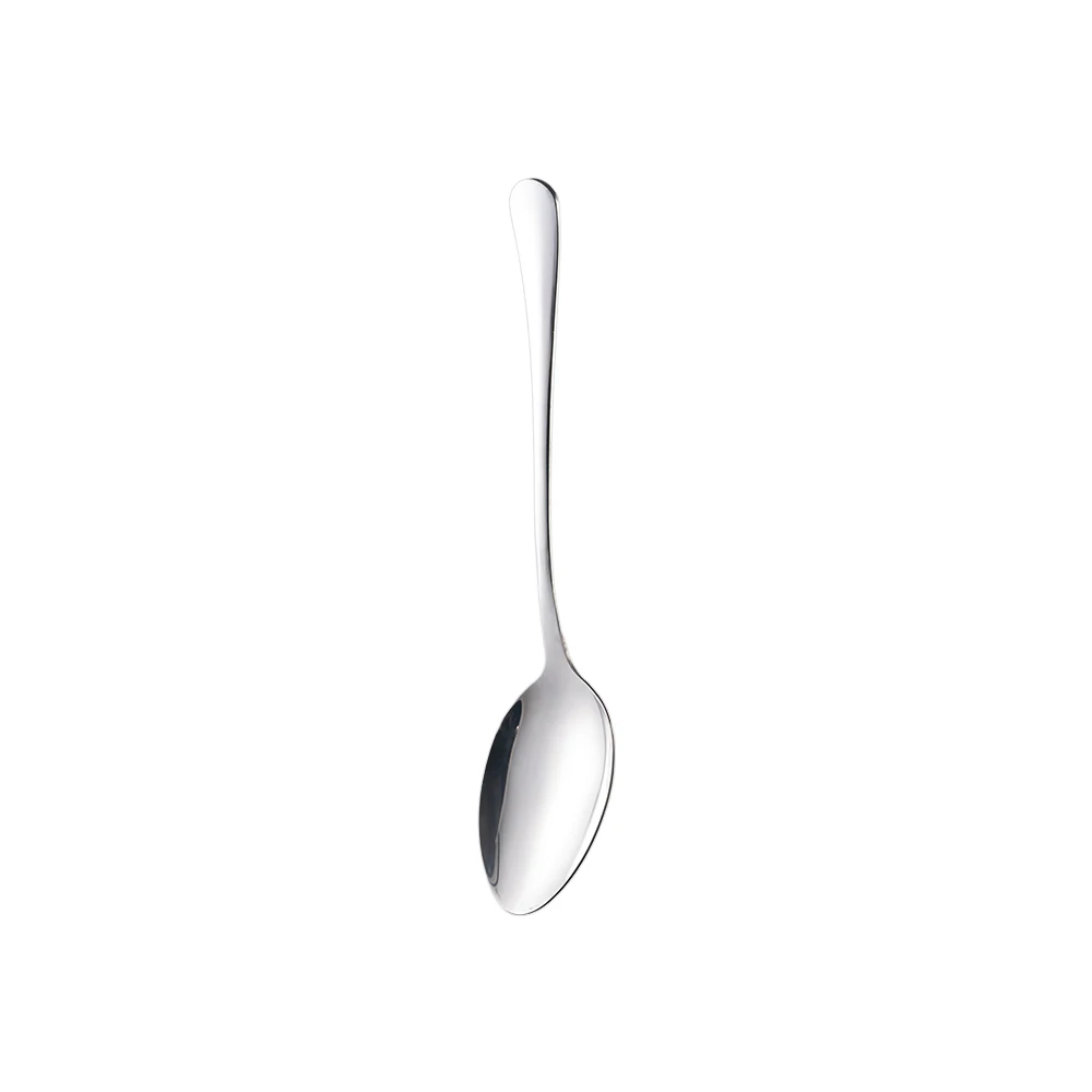 Fast Delivery Restaurant Metal Soup Stainless Steel Large Serving Spoon Salad Rice Shared Spoon Buffet Tableware set for Party