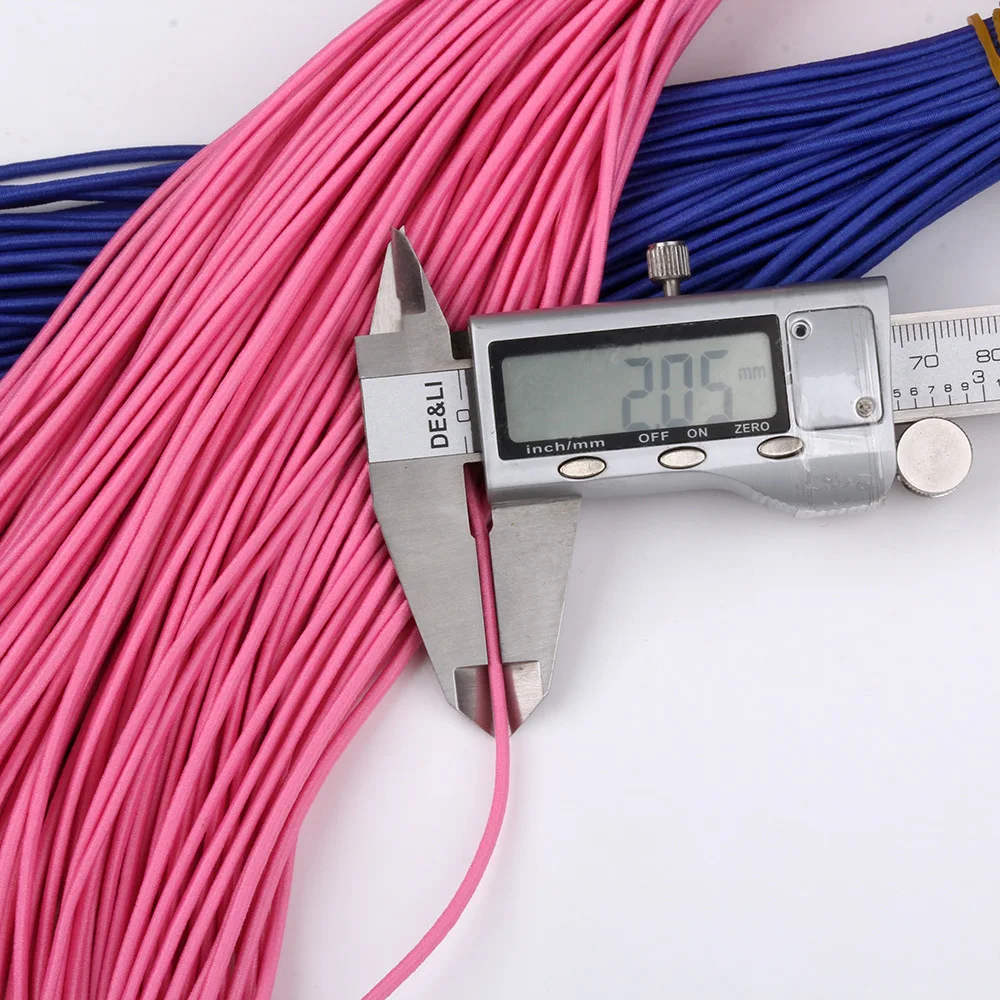 Заводская изготовленная на заказ 0,5 мм-5 мм макраме подвесная веревка Водонепроницаемая полиэфирная веревочная этикетка для ювелирной обуви сумки одежды