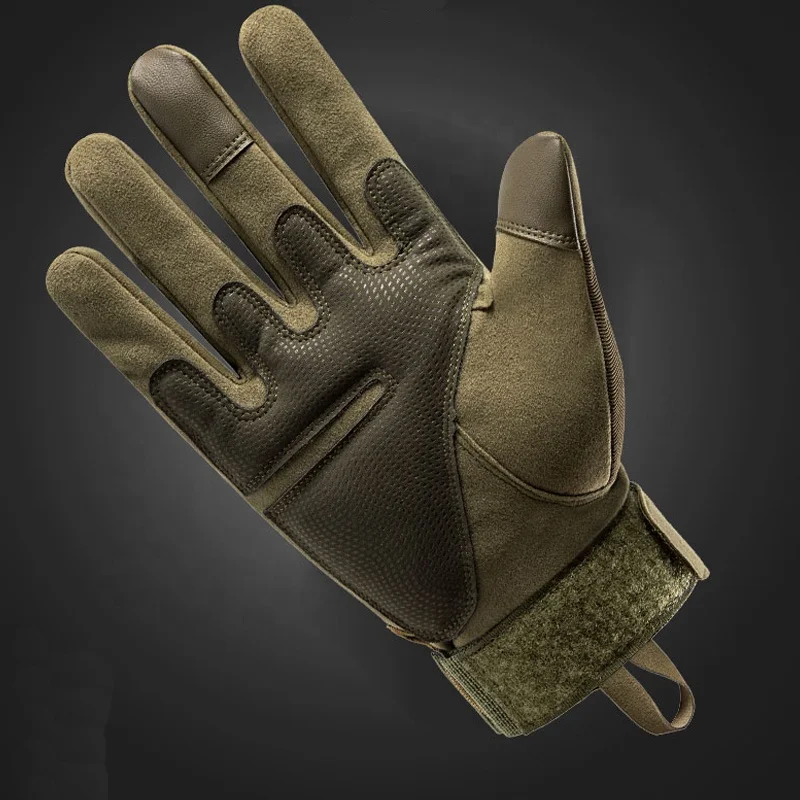Full Finger Men Indestructible Tactical Leather Gloves Outdoor Sports cut resistant gloves level 5 protection Luvas Guantes