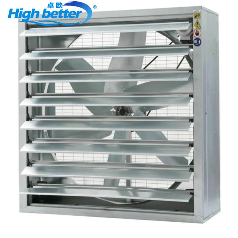 Side Wall Mounted /Nylon Propeller Exhaust Fan for Broiler House Chicken Farm Ventilation