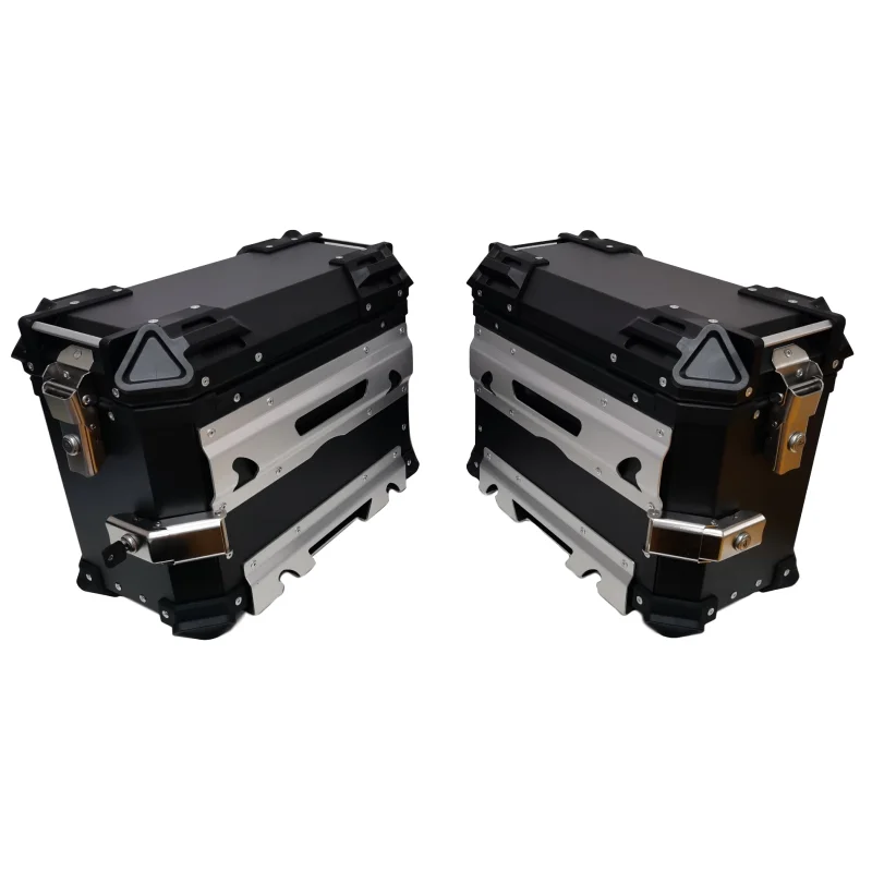 Waterproof 38L Alloy Aluminum motorcycle side boxes motorcycle side box for storage