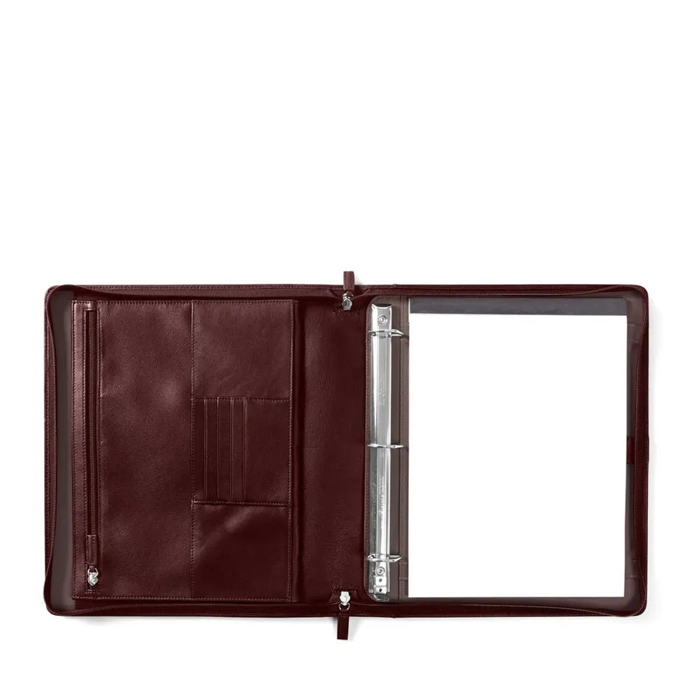 Resume Document File Organizer Business Padfolio Custom Leather Portfolio Binder