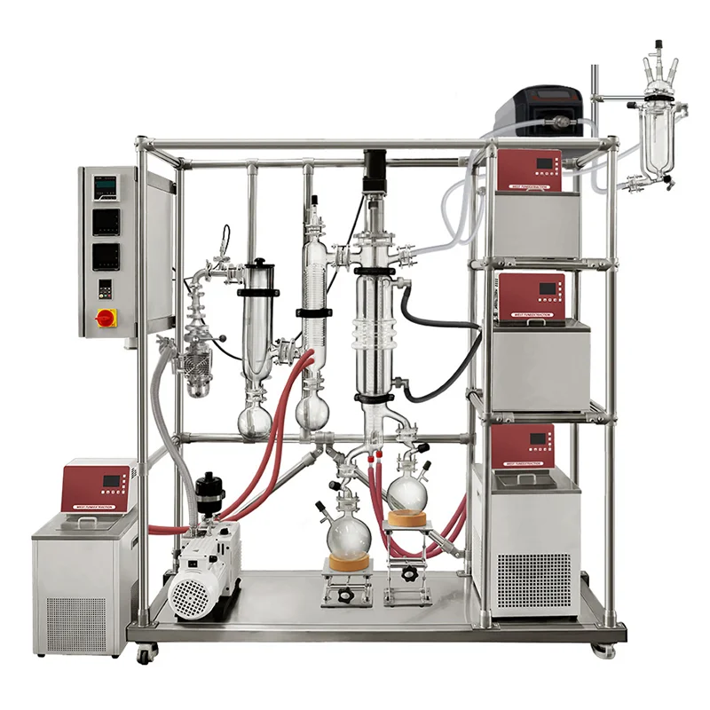 oil water alcohol molecular Disstilled molecular distillation apparatus