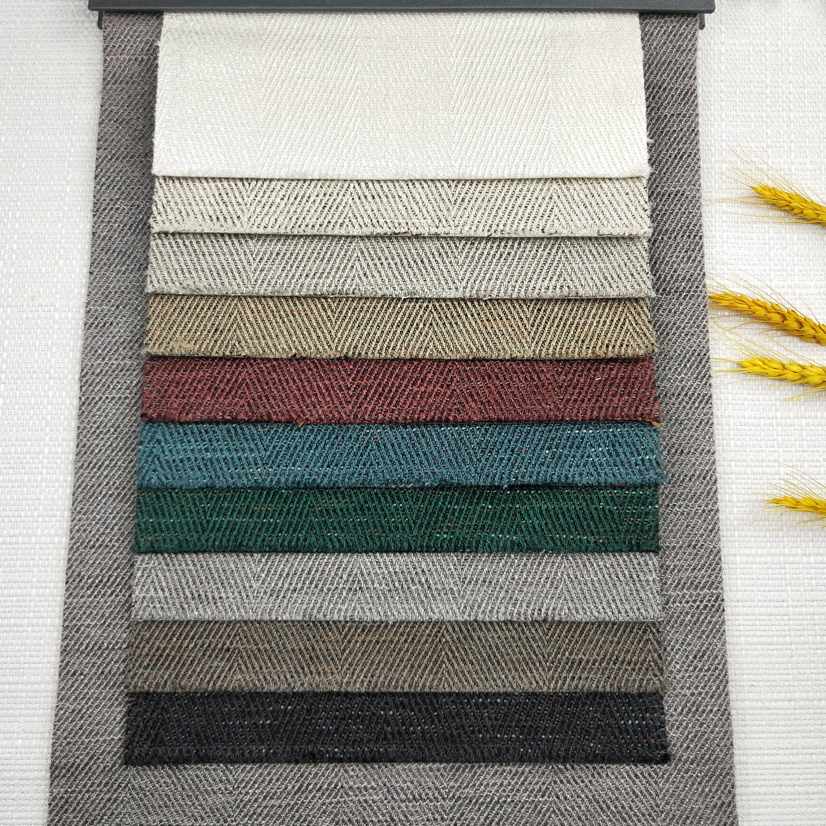 Haining factory viscose polyester elastic stretch textile cover fabric for upholstery furniture sofa dining chair pillow