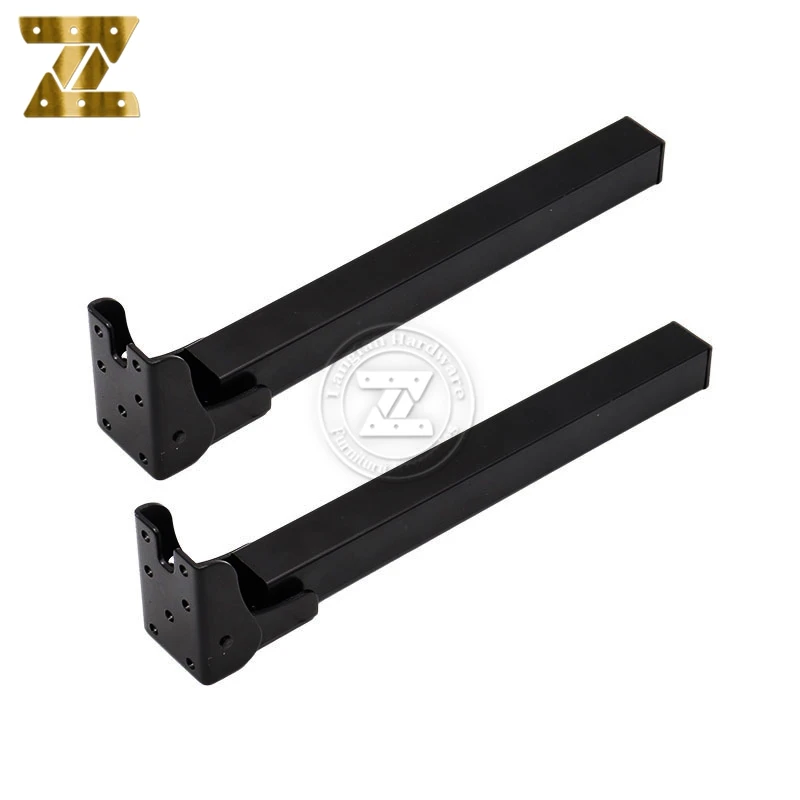Metal 90-degree Folding Leg  Adjustable Furniture Leg Length Can Be Customized Support Sofa Feet Table Legs