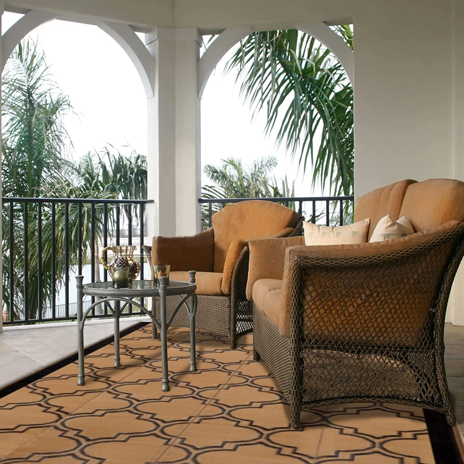 Outdoor rugs easy to clean plastic PP picnic mat outdoor Floor mat