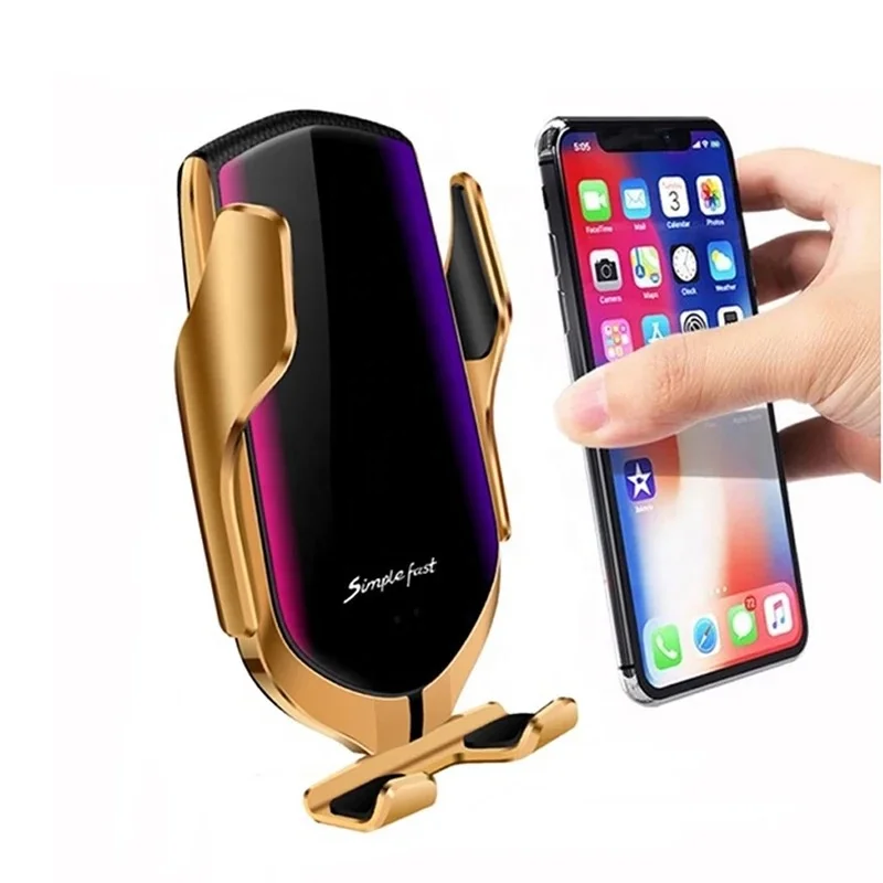 Factory Price Fast 10W Wireless Car Phone Charger 2 in 1 Car Fast Charging Phone Holder