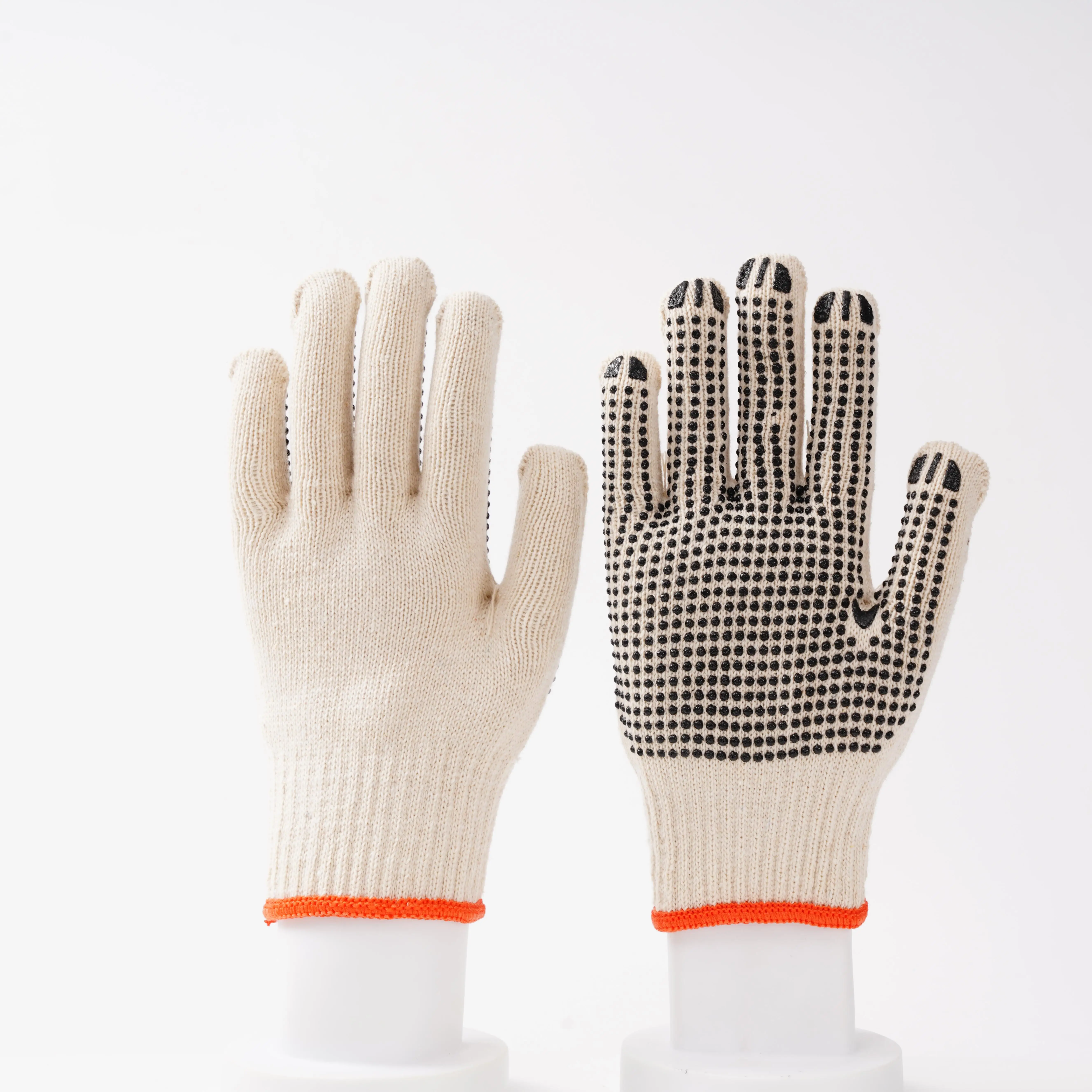 Customized Red Terry Fabric Latex Coated Safety Working Gloves Making Machine