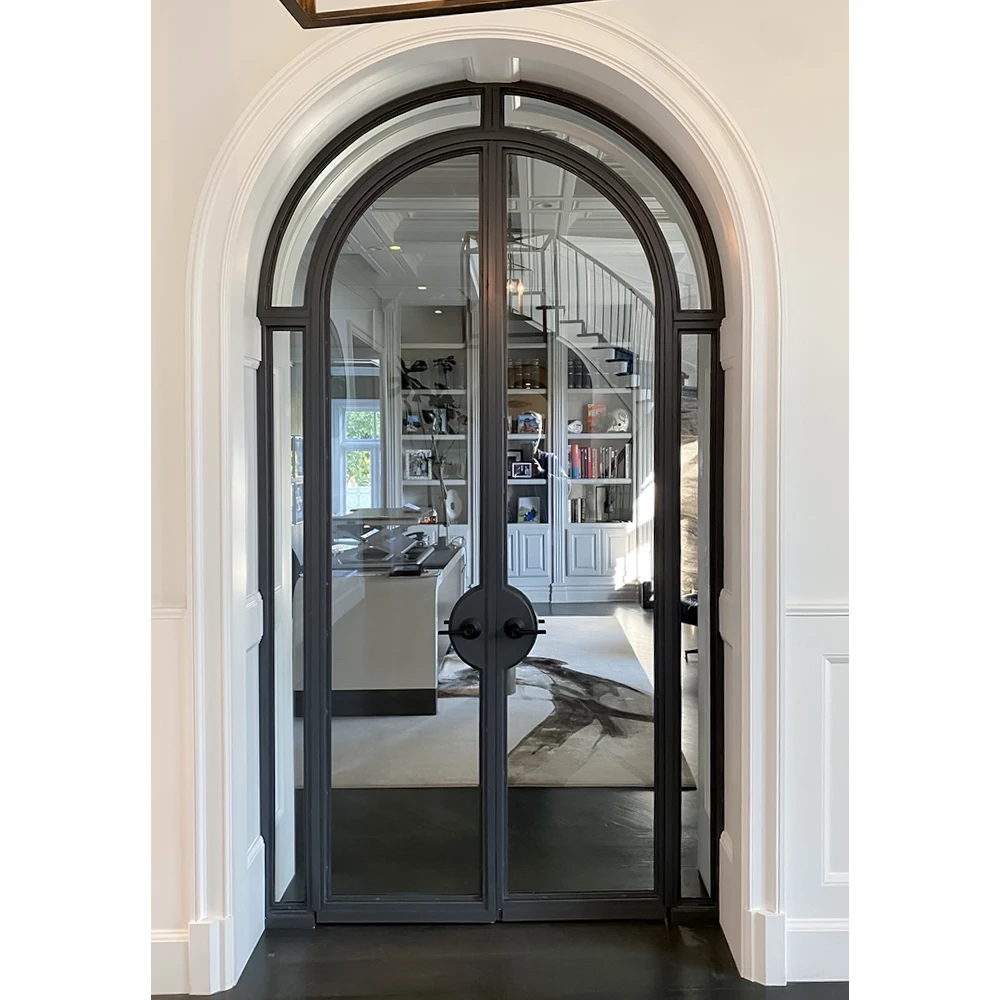 Двери настенные алюминиевые стеклянные французские двери для домов