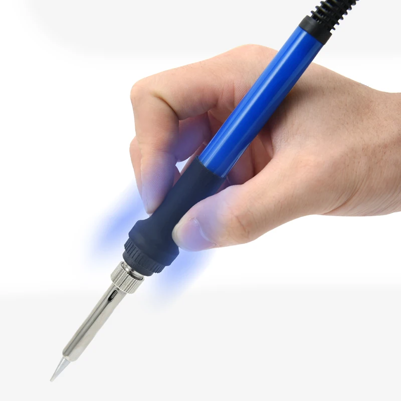 Adjustable 60W Electric Soldering Iron Home Use 80W Output Used Mini Handle Heat Pencil Welding Repair Tools Rework Station