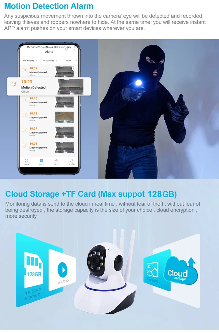 put it anywhere easy setup p2p camera outdoor full color mini smart ip camera wifi
