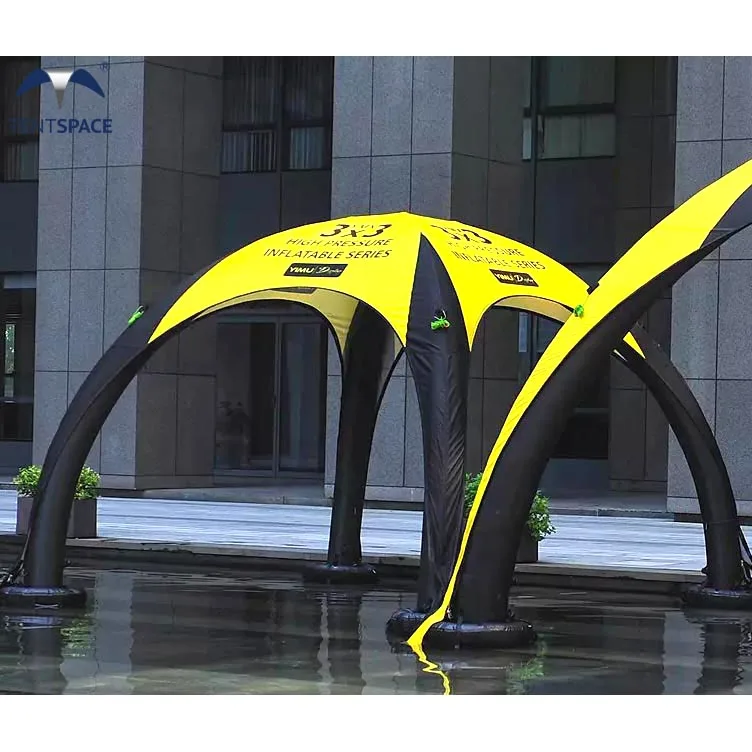 Personalized commercial inflatable trade show tent with customized logo attractive branded air dome tent for outdoor events on s