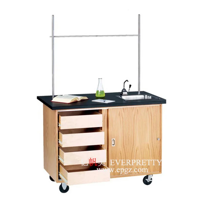 University Lab Biology Tables Wooden Laboratory Equipment Students Teacher Lab Table