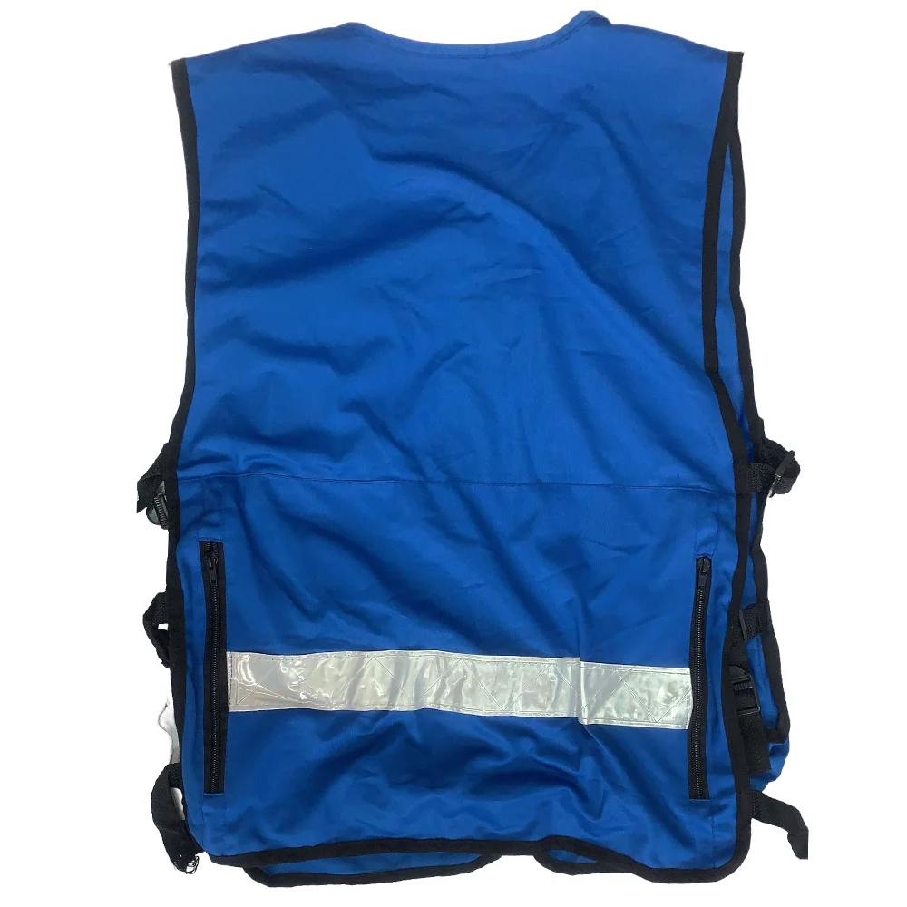 Professional Skeletal Vt-5 Sfj-Mc87 100% Polyester Knitting Reflecting Vest