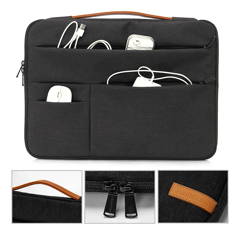 Kingslong 15.6inch Laptop Case Bag have stock and ready to ship Fits all kinds of notebook waterproof large capacity Laptop bag
