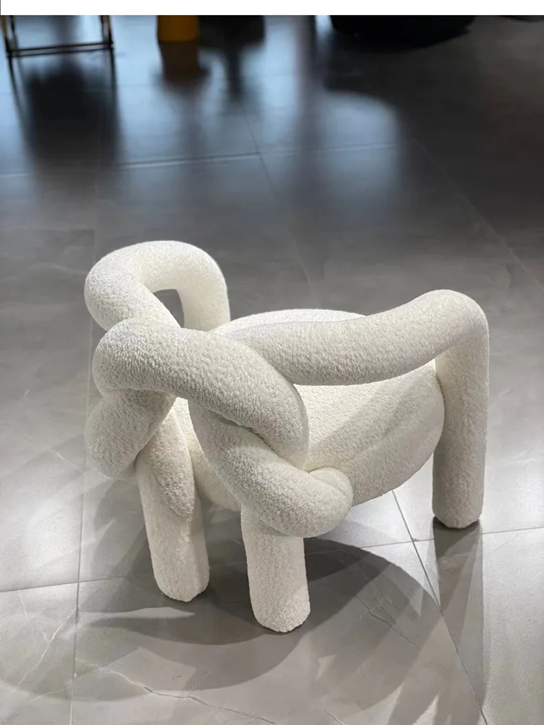 Modern Light Luxury European And American Chair Single Elastic Fabric Living Room Armchair Sofas