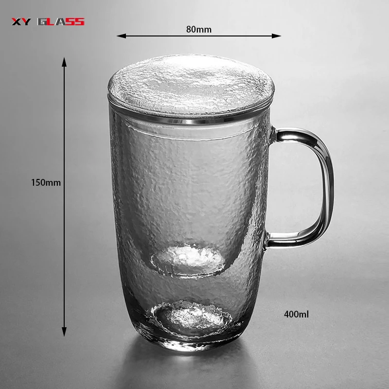Офисное использование три части высококачественный фильтр с крышкой молоток термостеклянная чашка для
