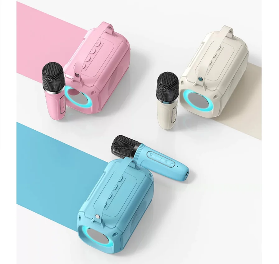 New Product Popular Technology Gadgets wireless Bluetooth speaker microphone FM audio microphone integrated home outdoor ktv