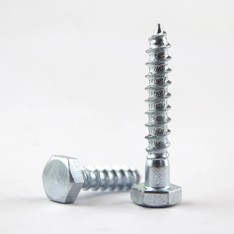 Высококачественный оцинкованный винт с шестигранной головкой DIN571 по заводской цене