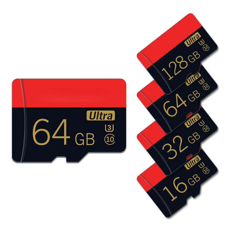 ODM OEM Class10 Flash Card 128 GB Micro TF SD Card Custom Logo 2GB 4GB 8Gb 16GB 32GB 64GB 128GB 256GB 512GB Memory Card