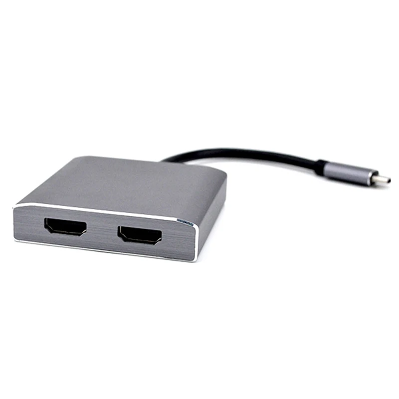 
Thunderbolt 3 to Dual-HDMI Adapter 4K Triple Display Three monitor Docking Station 