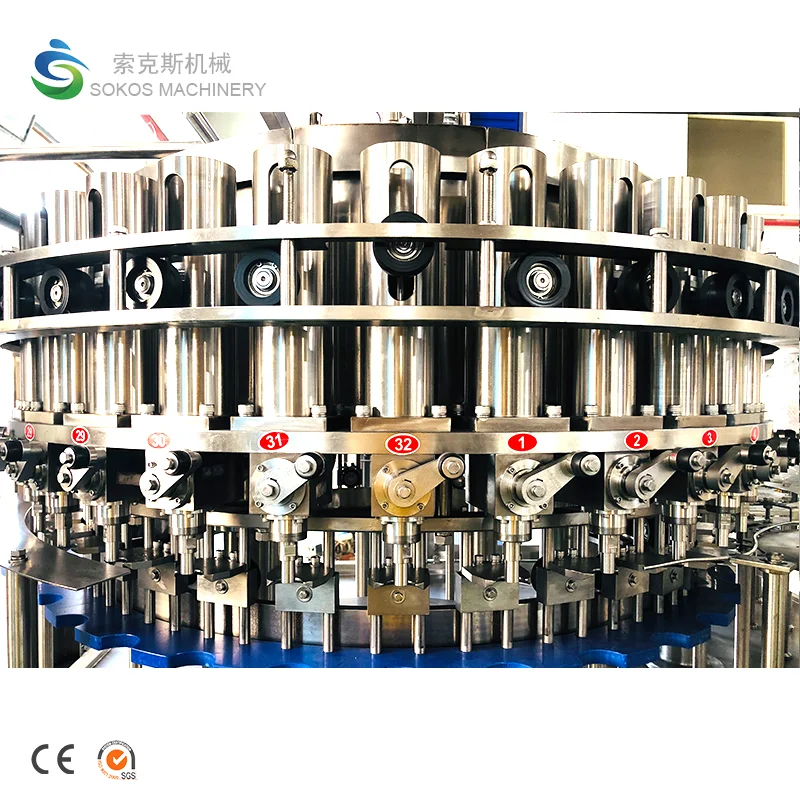 Automatic 6000BPH One liter bottled juice pulp beverage filling machine pet bottle fruit juice filling line