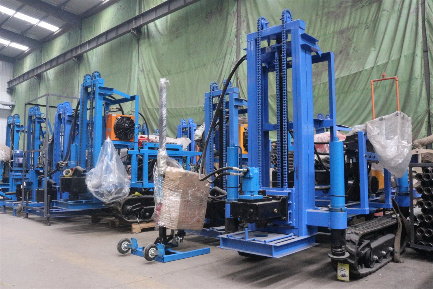 hydraulic power unit diesel 130M depth core drilling rig water well drilling rigs