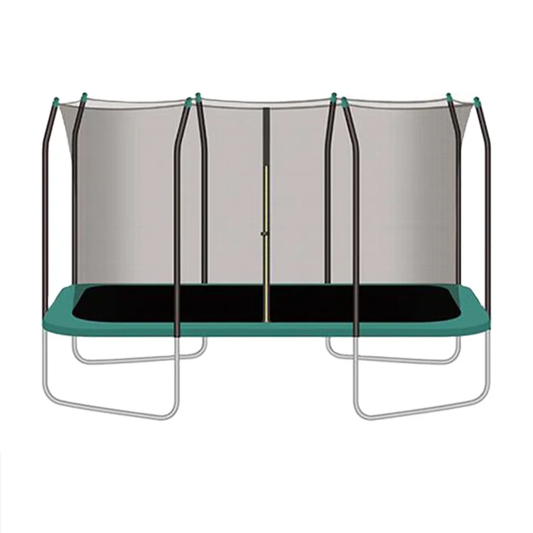 Sundown Reliable Folding Trampoline Garden Big Rectangular Trampolines Safe and Reliable Big Folding Garden Colored Trampoline